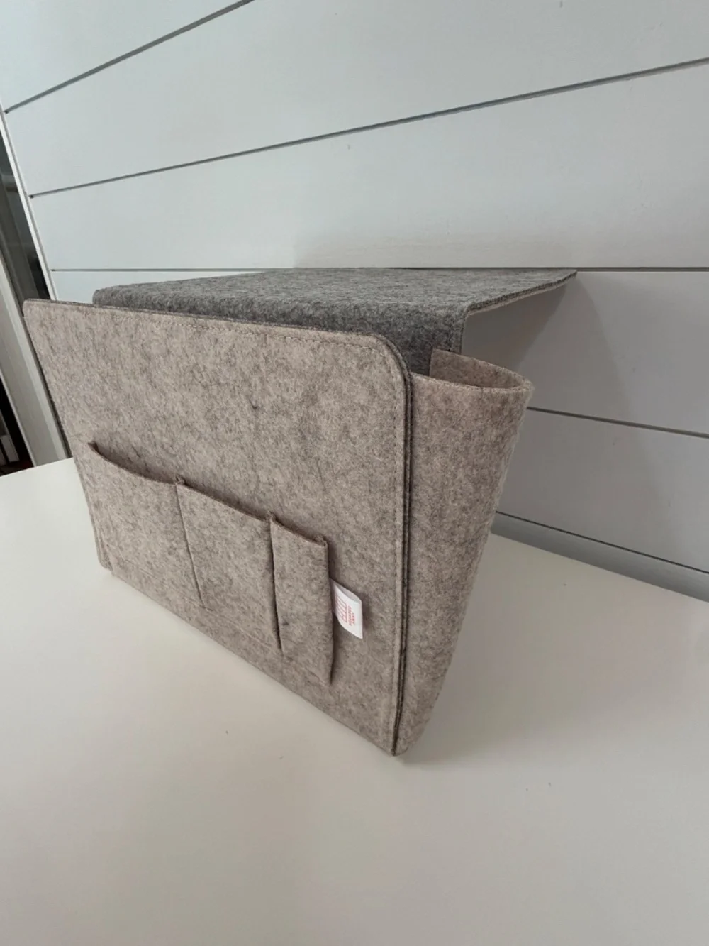 Pressed Felt Bedside Chairside Caddy